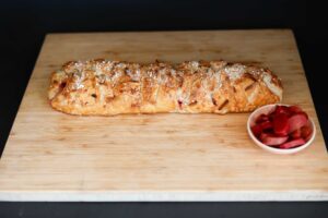 Rhubarb Kringle baked in Invoq oven